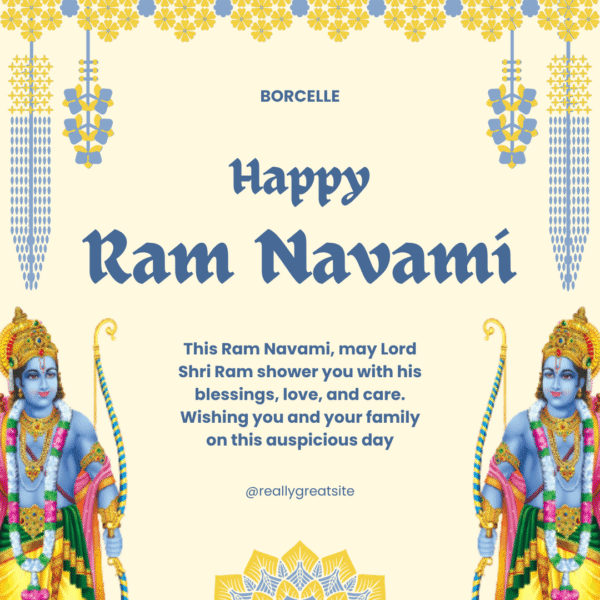Sri Ram Navami  Festival Card (FEST-SR-001)