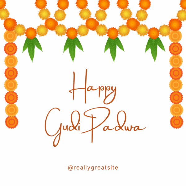 Gudi Padwa Festival Wishes Card FEST-GP-012