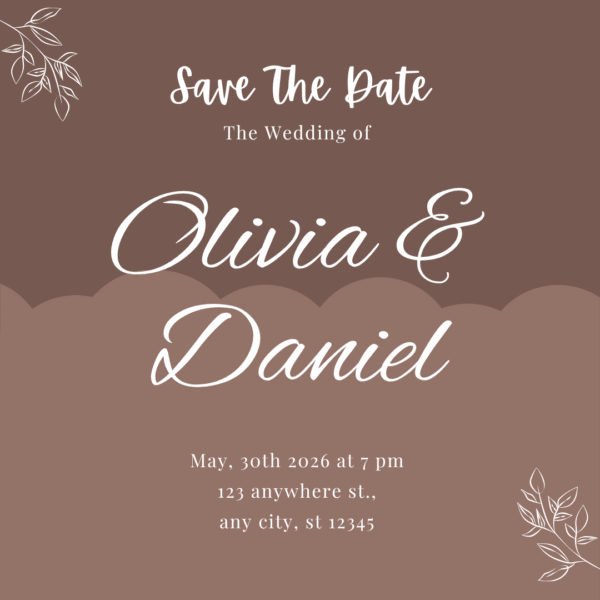 Simple Wedding Card DP-WI-013