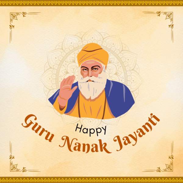 Guru Nanak Jayanthi Wishes Card FEST-GN-018