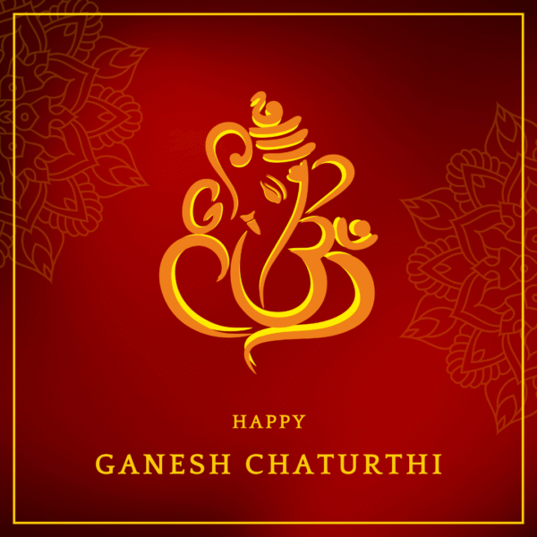 Ganesh Festival Wishes Card FEST-GN-027