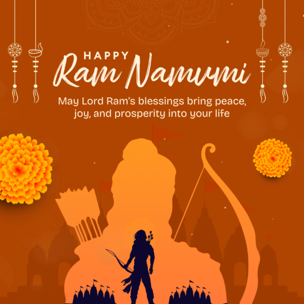 Sri Ram Navami Festival Card  (FEST-SR-003)