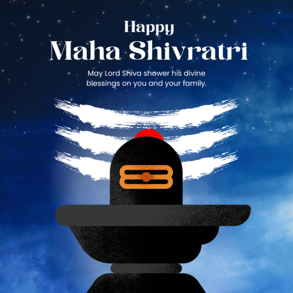 Maha Shivratri Festival Card (Code: 034)