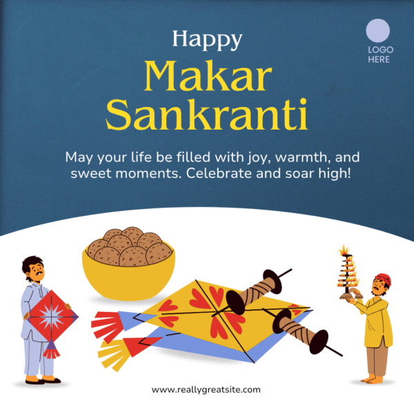 Makar Sankranti Festival Card (Code: 040)