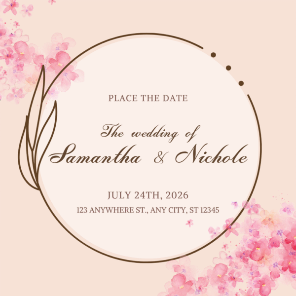 Elegan Wedding Card DP-WI-005