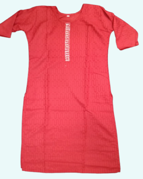 Maroon Straight-Cut Top